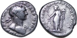 Roman Imperial Coins TRAJAN (98-117). AR Denarius. Rome