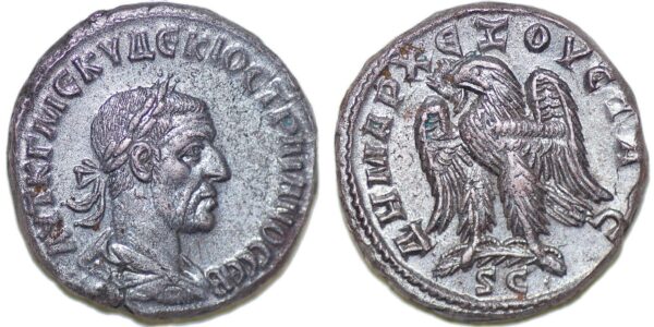 SYRIA, Seleucis and Pieria. Antioch. Trajan Decius AD 249-251. Billon Tetradrachm