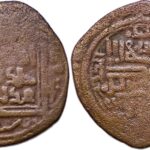 ILKHAN: Uljaytu, 1304-1316, AE ‘adliya (4.18g), Shiraz, Shi’ite legend. RARE