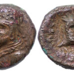 Parthian Kingdom. Mithradates II. 121-91 B.C. Æ Dichalkon