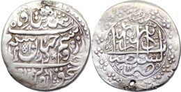ZAND: Karim Khan, 1753-1779, AR Abbasi, Tabriz, AH1180