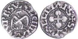 France, Provincial. Valence et Die, Uncertain Bishop, 13th century AD. AR Denier