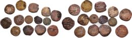 Group lot of 14 AE Islamic coins