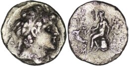 SELEUCID KINGDOM. Alexander I Balas (152-145 BC) AR Drchm