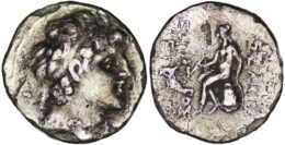 SELEUCID KINGDOM. Alexander I Balas (152-145 BC) AR Drchm