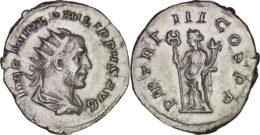 720 Roman Empire, Philip I (244-249). AR Antoninianus - R/ Felicitas