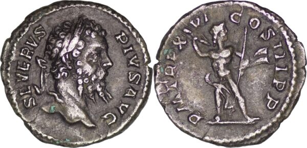 Roman Empire. Septimius Severus (193-211). AR Denarius - Rome. R/Jupiter