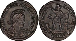 741 Roman Empire. Valentinian II, AE Centenionalis, 378-383, Constantinople