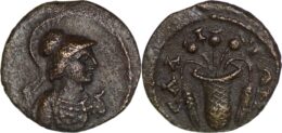 Aeolis, Elaea. Pseudo-autonomous issue, 2nd century AD. AE