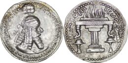 830.1 Sasanian Empire. Ardashir I (223/4-240). AR Drachm. Mint B (Hamadan). Ex John C. Huntington Collection.