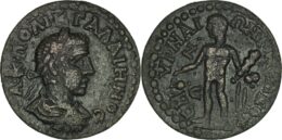 Ionia, Smyrna: Gallienus (253-268) . Assarion AE