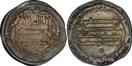 ABBASID: Temp al-Rashid, 786-809, AR dirham, Madinat al-Salam, AH171