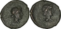 MYSIA. Pergamum. Livia & Julia (Wife and Daughter of Augustus). AE (Circa 10-2 BC). Charinos, grammateus.