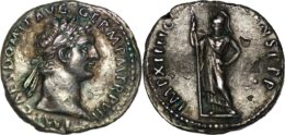 Domitian. AD 81-96. AR Fourree Denarius. Rome