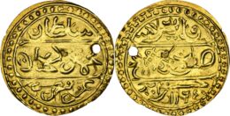 Ottoman Empire. Mahmud I (1143-1168h / 1730-1754), Gold ¼ Sultani, Algeria, (Jezayir) AH 1164.