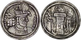 Sasanian Empire. Hormizd II (303-309). AR Drachm