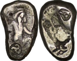 Achaemenid Empire. AR Siglos; Time of Xerxes II to Artaxerxes III