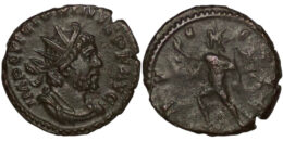 Roman Imperial. Victorinus, Romano-Gallic Emperor (269-271). AR Antoninianus