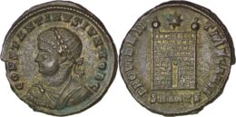 Roman Imperial. Constantine II, as Caesar (AD 316-337). Æ Follis. Antioch mint. Struck 326-7 AD