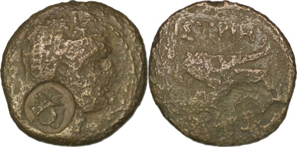 Moesia. Istros. 250-220 BC. Æ 23. Veiled head of Demeter