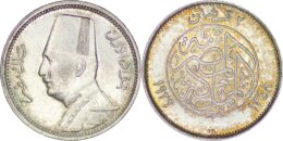 Egypt. Ahmed Fuad I (1922-1936). Silver 2 Piastres (Qirsh). 1929/ AH 1348
