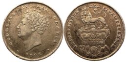 United Kingdom. George IV (1820-1830). Silver Shilling. 1826