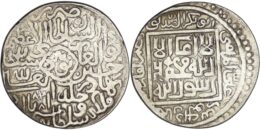 1676 Timurid. Sultan Husayn (1469-1506). AR Tanka. Astarabad. AH 828