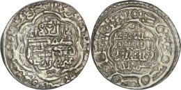 1705 Ilkhanid. Uljaytu (1282 -1316). AR 2 Dirhams. Bazar?