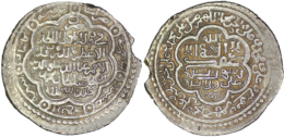 1734 Ilkhanid. Uljaytu. AR 2 Dirhams. Kashan. 714 Khani