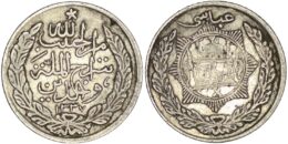 Afghanistan. Habibullah Khan (1901-1919). AR Abbasi (20 Paisa). Kabul. AH 1337