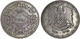 Syria. Silver 1 Pound. AH 1369 (1950)