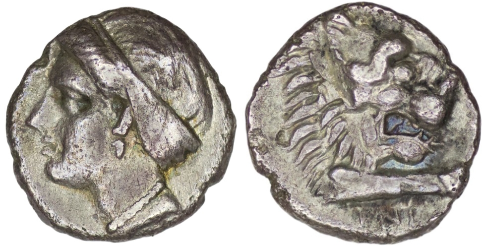 Caria, Cnidus. (387 - 300 BC). AR Drachm