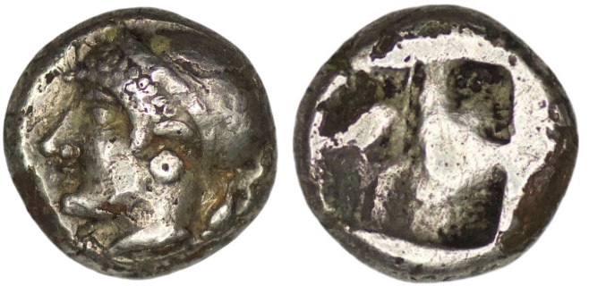 Ionia. Phokaia. (Circa 521-478 BC). AR Hemihekte
