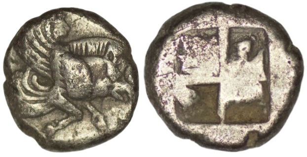 Ionia. Klazomenai. (480-400 BC). AR Diobol