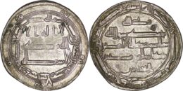 1901 Abbasid. al-Amin (809-813). AR Dirham. Madinat al-Salam. AH 195