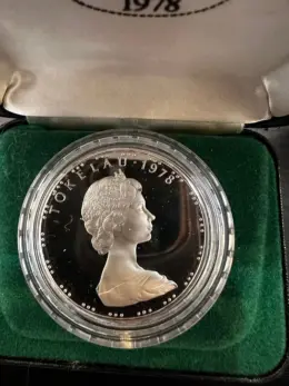 Tokelau, Silver Tala, 1978. Silver 925/ 27g