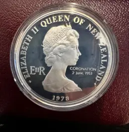 New Zealand. 1 Dollar. 1978. 27g Silver .925