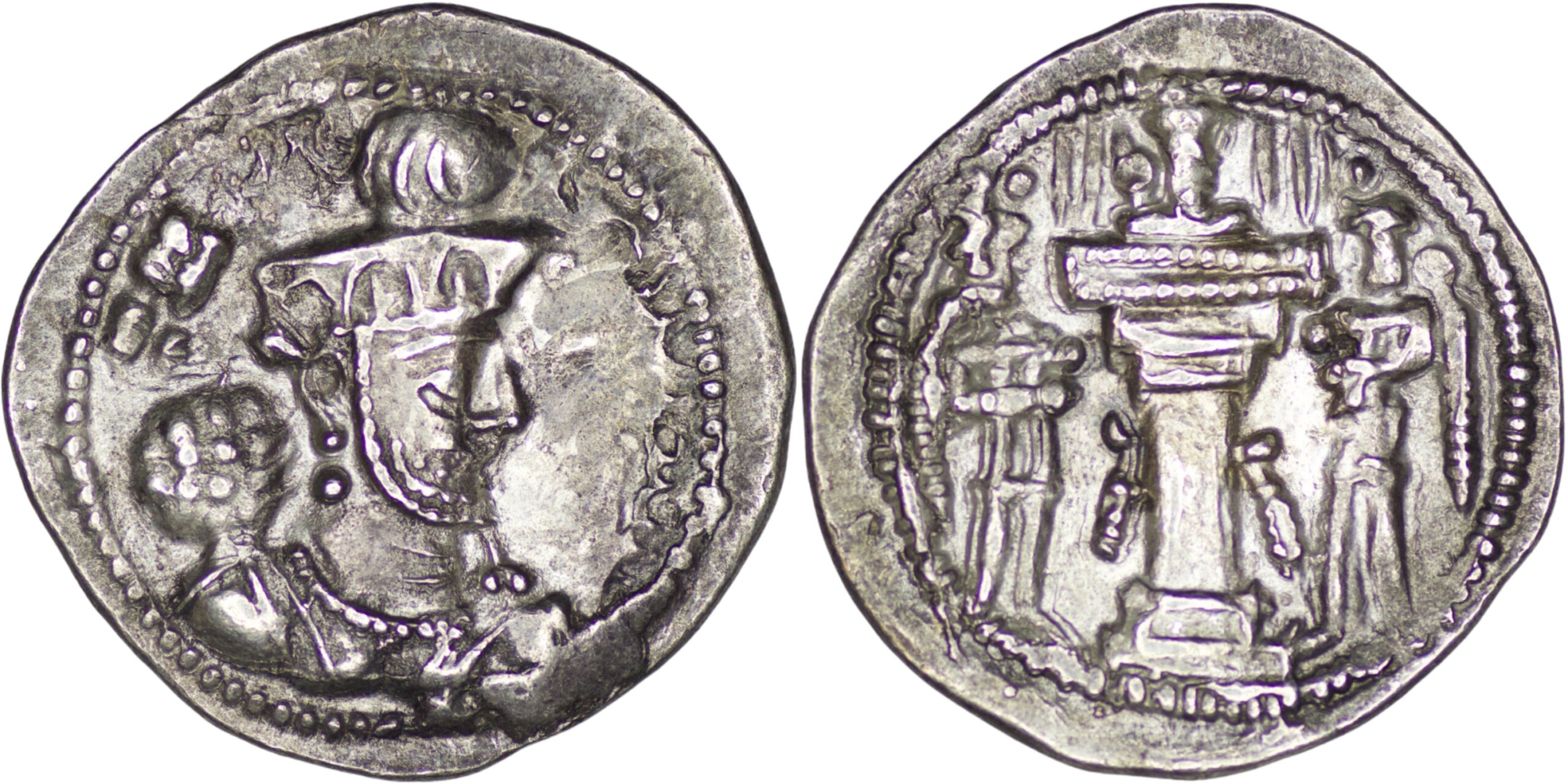 Sasanian Empire. Shapur III (383-388). AR Drachm