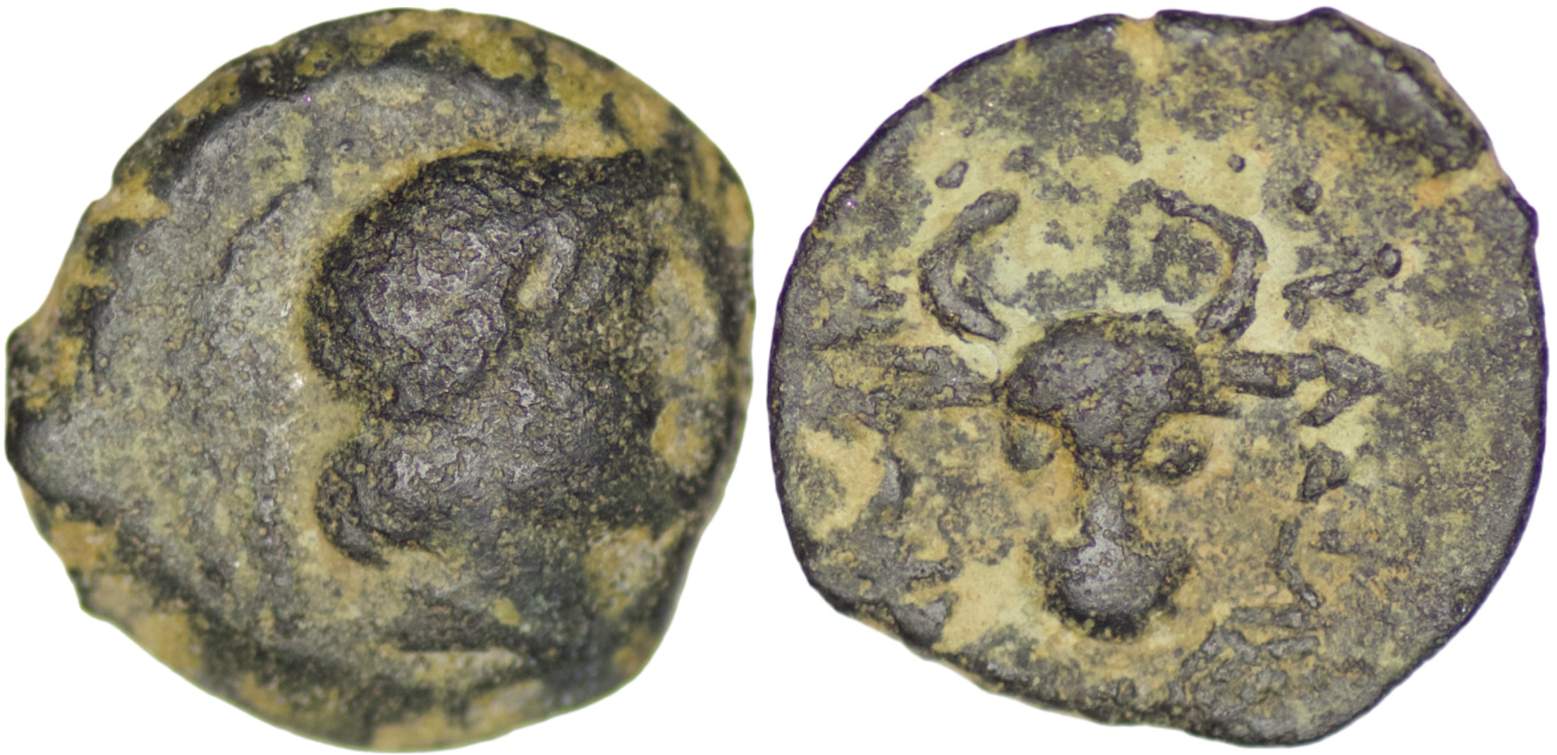 Parthian Empire. Phraates II (132-127 BC). Æ Chalkous