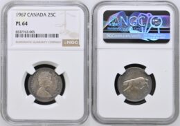 Canada. Silver 25 Cents. 1967