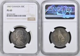 Canada. Silver 50 Cents. 1967