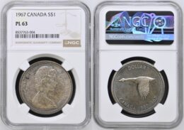 Canada. Silver Dollar. 1967