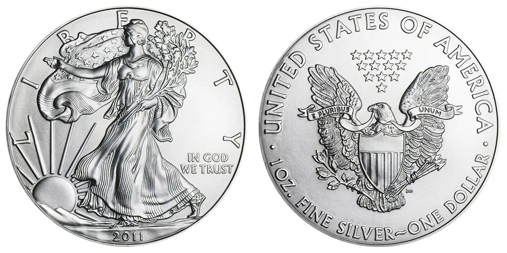 USA. Silver American Eagle 2011. 1 oz .999