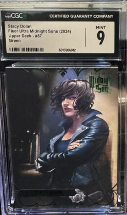 Base Collectible Card. 2023 Fleer Ultra Midnight Sons Silver STACY DOLAN #87