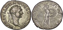 Roman Imperial. Domitian (AD 81-96). AR Denarius. Rome. AD 81