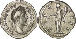 Roman Imperial. Antoninus Pius (AD 138-161). AR Denarius. Rome