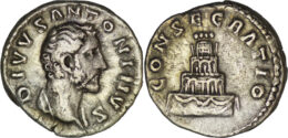 2164 Roman Imperial. Antoninus Pius (AD 138-161). AR Denarius. Rome