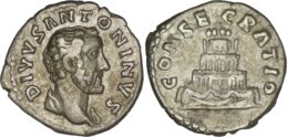 2165 Roman Imperial. Antoninus Pius (AD 138-161). AR Denarius. Rome