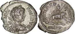 Roman Imperial. Caracalla (AD 198-217). AR Denarius. Rome. 203 AD