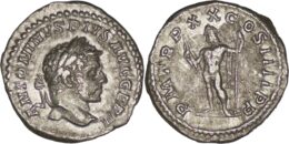 Roman Imperial. Caracalla (AD 198-217). AR Denarius. 217 AD